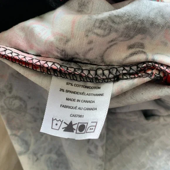 High Waisted, Pattern Shorts - Picture 4 of 7